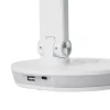 PLATINET Asztali lámpa RGB, 12W, LED, USB-A és USB-C töltő portal, 6000K, 500 Lumen, fehér
