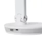   PLATINET Asztali lámpa RGB, 12W, LED, USB-A és USB-C töltő portal, 6000K, 500 Lumen, fehér