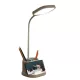 PLATINET Asztali lámpa tolltartóval, LED, 5W, 4200K, 250 Lumen, fehér