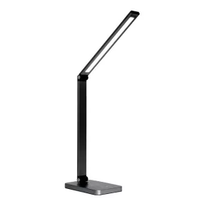   PLATINET Asztali lámpa 20W, vezetéknélküli töltővel, 5 fényárnyalat, 500Lm, IP20, fekete