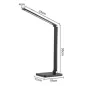   PLATINET Asztali lámpa 20W, vezetéknélküli töltővel, 5 fényárnyalat, 500Lm, IP20, fekete
