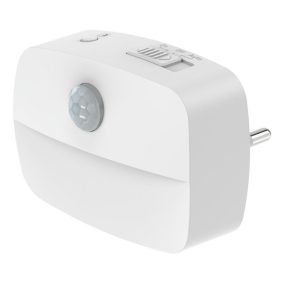   ANSMANN Éjszakai Lámpa, Szenzoros, Dugaszolóaljzatba csatlakoztatható, mozgásérzékelővel, 3 világítás móddal