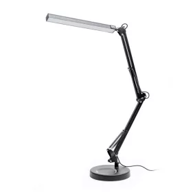   PLATINET Asztali lámpa 10W, 500Lm, flexibilis, LED, rajzasztali lámpa, fekete