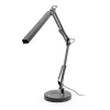 PLATINET Asztali lámpa 10W, 500Lm, flexibilis, LED, rajzasztali lámpa, fekete