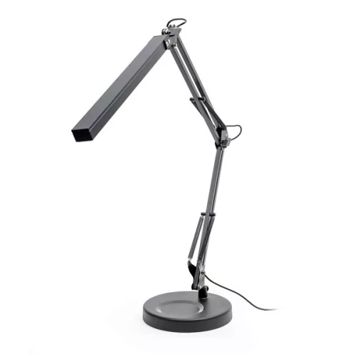 PLATINET Asztali lámpa 10W, 500Lm, flexibilis, LED, rajzasztali lámpa, fekete