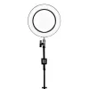PLATINET Asztali lámpa 10W, 500Lm, flexibilis, 48x LED, rajzasztali lámpa, 3x nagyítólencsével, fekete