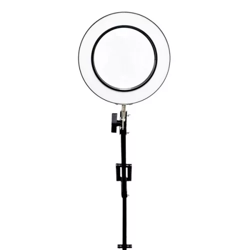 PLATINET Asztali lámpa 10W, 500Lm, flexibilis, 48x LED, rajzasztali lámpa, 3x nagyítólencsével, fekete