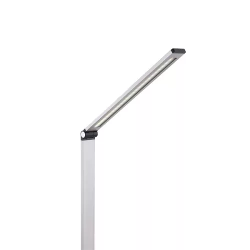 PLATINET Asztali lámpa 20W, vezetéknélküli töltővel, 5 fényárnyalat, 500Lm, IP20, ezüst