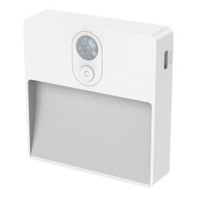   ANSMANN Éjszakai Lámpa, Tölthető, Szenzoros, Mágneses talp, beépített alkonykapcsoló, mozgásérzékelő, 5 világítás mód