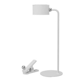   WELL Harmony levehető asztali lámpa mágneses rögzítéssel, elemes, fehér