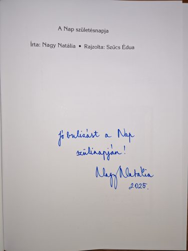 DEDIKÁLT- Nagy Natália: A Nap születésnapja