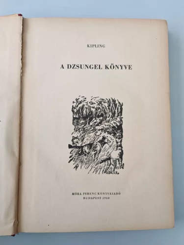 Kipling: A dzsungel könyve (1960, Móra)