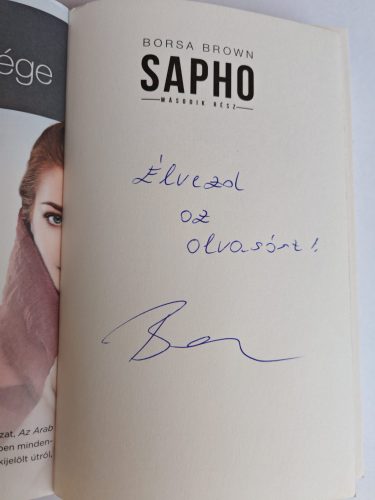 DEDIKÁLT - Borsa Brown: Sapho 2