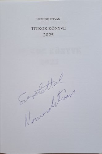 DEDIKÁLT - Nemere István: Titkok könyve 2025