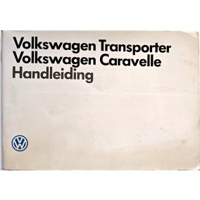 Kezelési útmutató - Volkswagen Transporter 1987  Holland nyelvű   Kezelési útmutató - Volkswagen Transporter 1987  Holland nyelvű