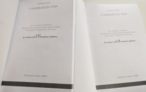 Nemere István: A Habsburgok titkai (sorszámozott)