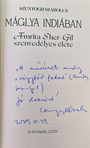 DEDIKÁLT - Szunyogh Szabolcs: Máglya Indiában