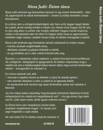 DEDIKÁLT - Rózsa Judit: Életem tánca
