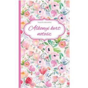 Alkonyi kert Notesz - Virágmintás - 95x167 mm Alkonyi kert Notesz - Virágmintás - 95x167 mm