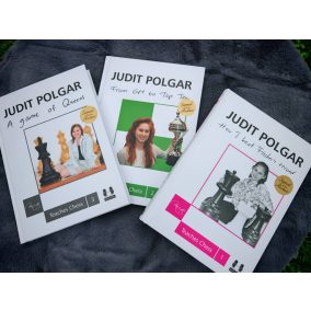DEDIKÁLT  - Judit Polgar Teaches Chess Trilogy by Judit Polgar   DEDIKÁLT  - Judit Polgar Teaches Chess Trilogy by Judit Polgar