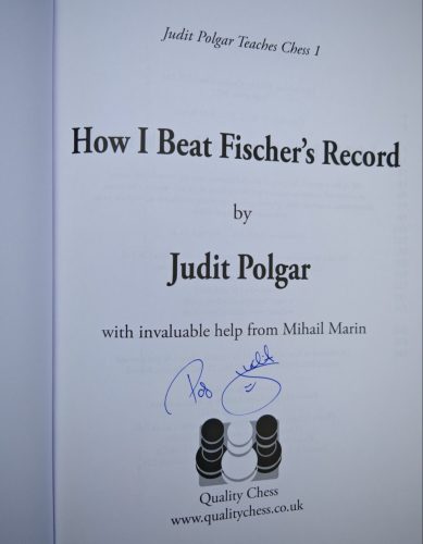 DEDIKÁLT  - Judit Polgar Teaches Chess Trilogy by Judit Polgar