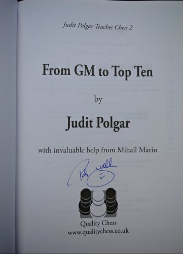 DEDIKÁLT  - Judit Polgar Teaches Chess Trilogy by Judit Polgar