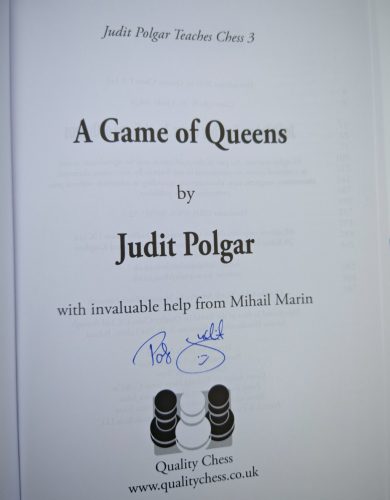 DEDIKÁLT  - Judit Polgar Teaches Chess Trilogy by Judit Polgar