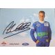 Signed postcard by Johnny Herbert 