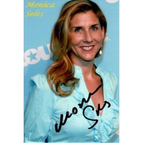 Signed photo by Szeles Mónika 10x15 cm  Signed photo by Szeles Mónika 10x15 cm