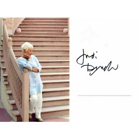 Signed photo by Judi Dench 15x20 cm  Signed photo by Judi Dench 15x20 cm