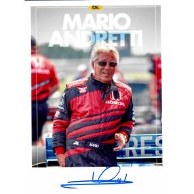 Signed photo by Mario Andretti 15x20 cm Signed photo by Mario Andretti 15x20 cm