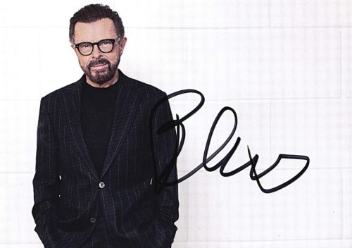  Signed photo by Björn Ulveaus 10x14,5 cm