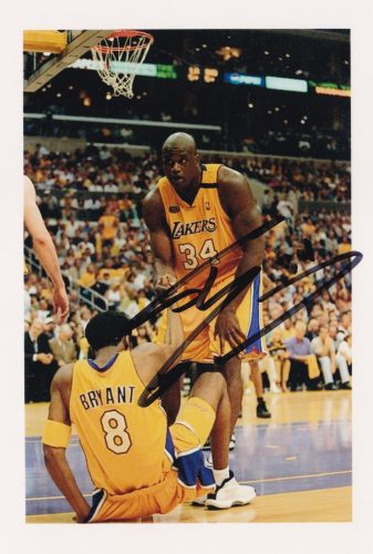 Signed photo by  Shaquille O'Neal 10x15 cm