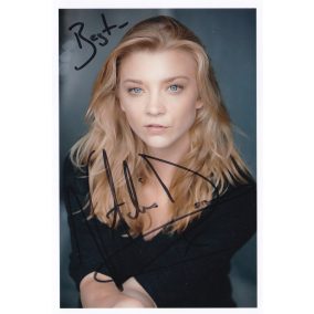 Signed photo by Natalie Dormer 10x15 cm Signed photo by Natalie Dormer 10x15 cm