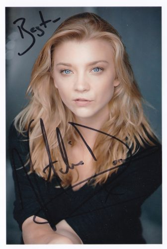 Signed photo by Natalie Dormer 10x15 cm