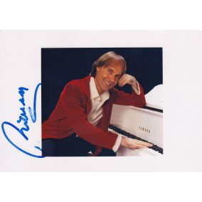 Signed photo by Richard Clayderman 10x15 cm Signed photo by Richard Clayderman 10x15 cm