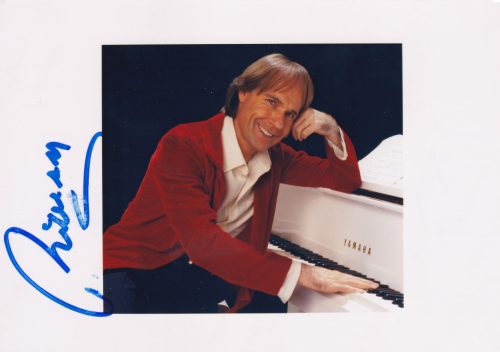 Signed photo by Richard Clayderman 10x15 cm