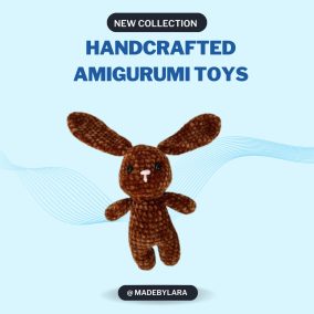 Horgolt nyuszi figura Horgolt nyuszi figura