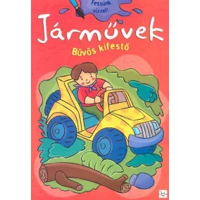 Járművek - Bűvös kifestő