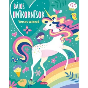 Bájos unikornisok - Verses színező