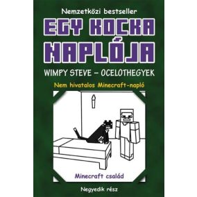 Egy kocka naplója 4. Wimpy Steve – Ocelothegyek (kartonált)   Egy kocka naplója 4. Wimpy Steve – Ocelothegyek (kartonált)