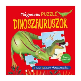 Mágneses puzzle - Dinoszauruszok