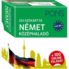 PONS 333 szókártya Német középhaladó + 100 online feladat   PONS 333 szókártya Német középhaladó + 100 online feladat