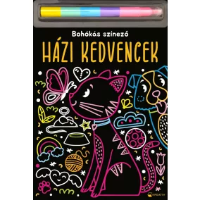Házi kedvencek - Bohókás színező
