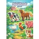 Háziállatok kifestő - Matricákkal
