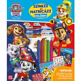 Mancs Őrjárat. Színezz és matricázz velünk!