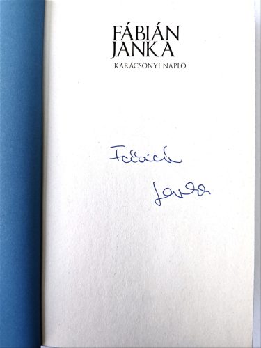 DEDIKÁLT - Fábián Janka: Karácsonyi napló