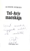 DEDIKÁLT- Scherer Róbert: Tel-Aviv macskája
