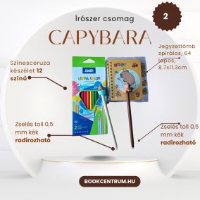Capybara írószer csomag 2.  Capybara írószer csomag 2.