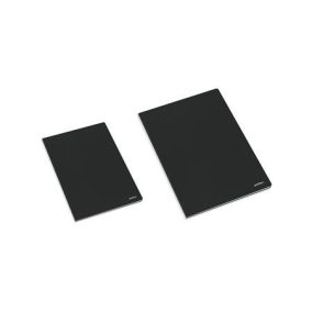   Füzet, tűzött, A4, kockás, 80 lap, AMBAR "Classic", fekete